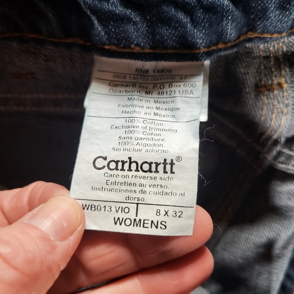 CARHARTT JEANS, LADIES 8X32 - Picture 3 of 3
